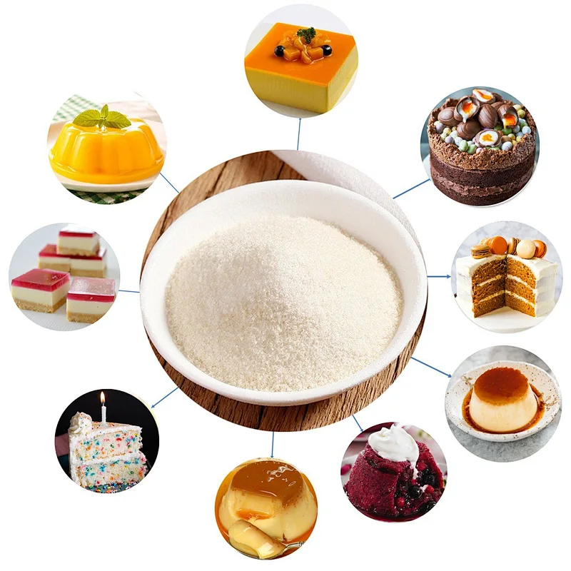 2024 Hot Selling Food Grade Gelatin Powder CAS 9000-70-8 Halal Gelatin 180 bloom 8 mesh